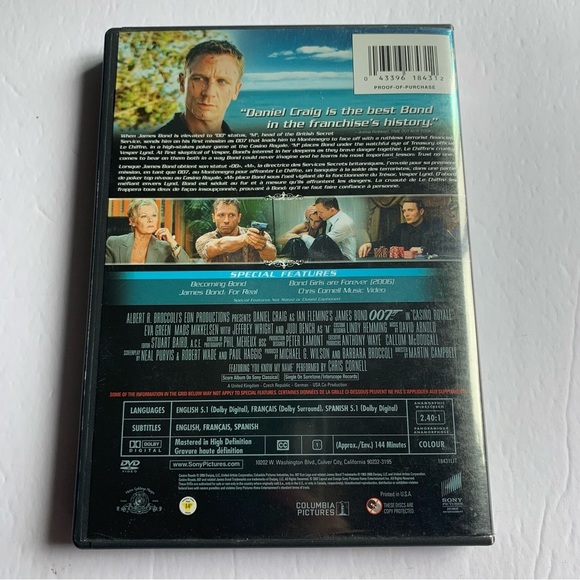 Casino Royals 007 DVD - Picture 4 of 4
